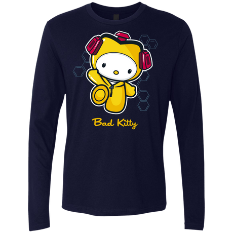T-Shirts Midnight Navy / Small Bad Kitty Men's Premium Long Sleeve