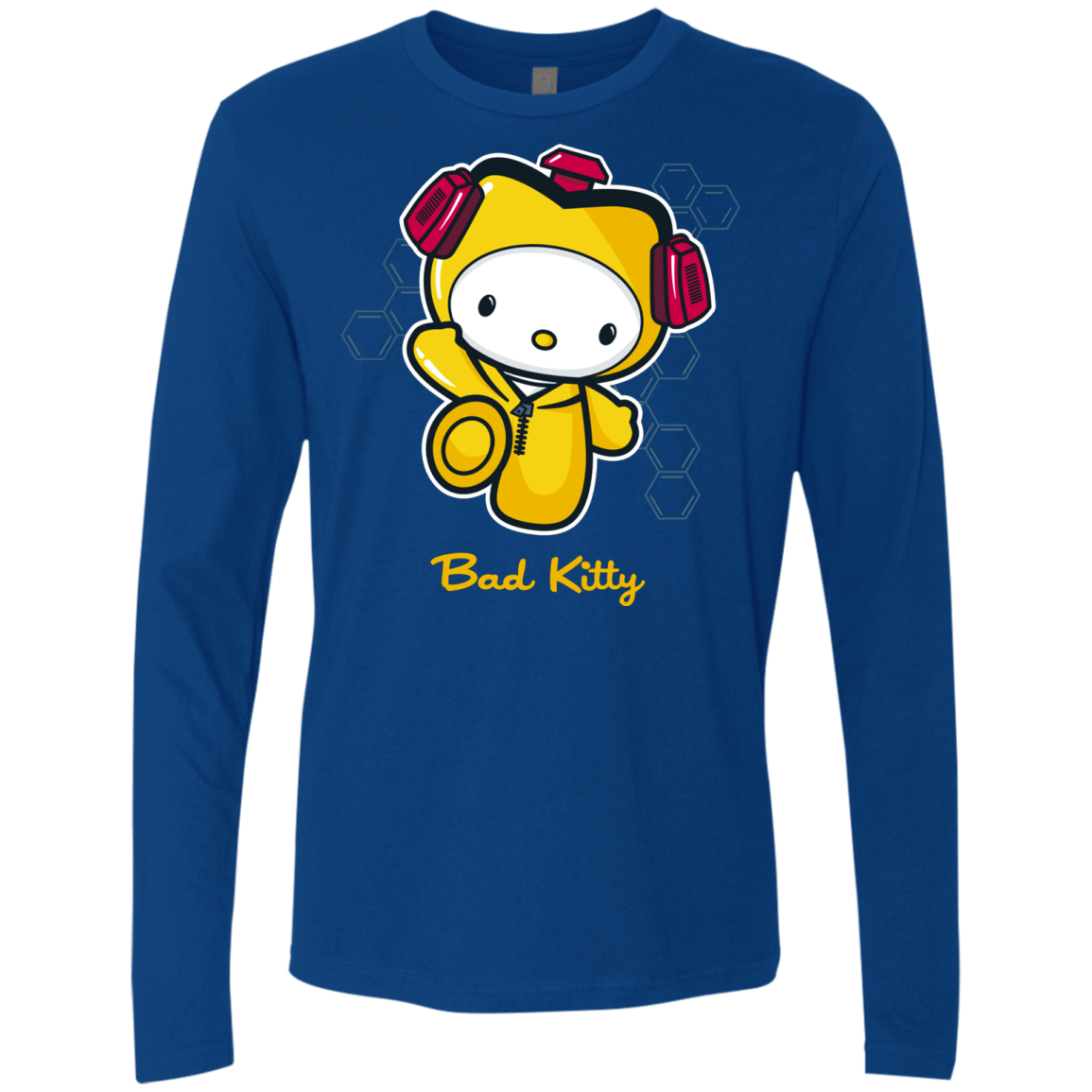 T-Shirts Royal / Small Bad Kitty Men's Premium Long Sleeve