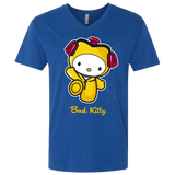 T-Shirts Royal / X-Small Bad Kitty Men's Premium V-Neck