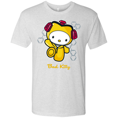 T-Shirts Heather White / Small Bad Kitty Men's Triblend T-Shirt