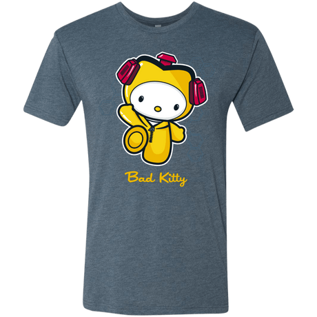 T-Shirts Indigo / Small Bad Kitty Men's Triblend T-Shirt