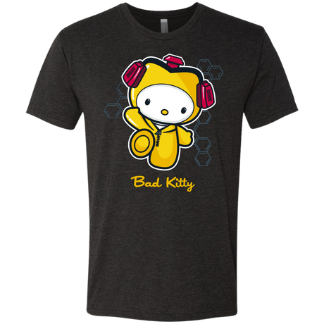 T-Shirts Vintage Black / Small Bad Kitty Men's Triblend T-Shirt