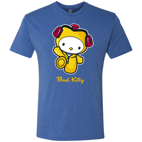 T-Shirts Vintage Royal / Small Bad Kitty Men's Triblend T-Shirt