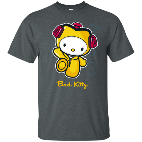 T-Shirts Dark Heather / Small Bad Kitty T-Shirt