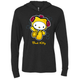 T-Shirts Vintage Black / X-Small Bad Kitty Triblend Long Sleeve Hoodie Tee