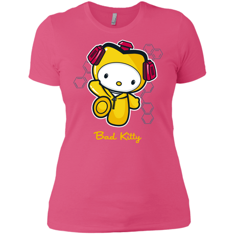 T-Shirts Hot Pink / X-Small Bad Kitty Women's Premium T-Shirt