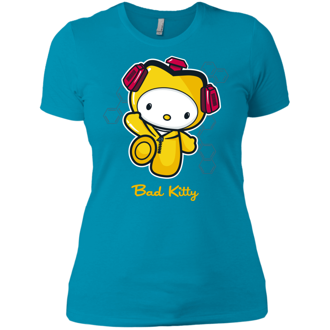 T-Shirts Turquoise / X-Small Bad Kitty Women's Premium T-Shirt