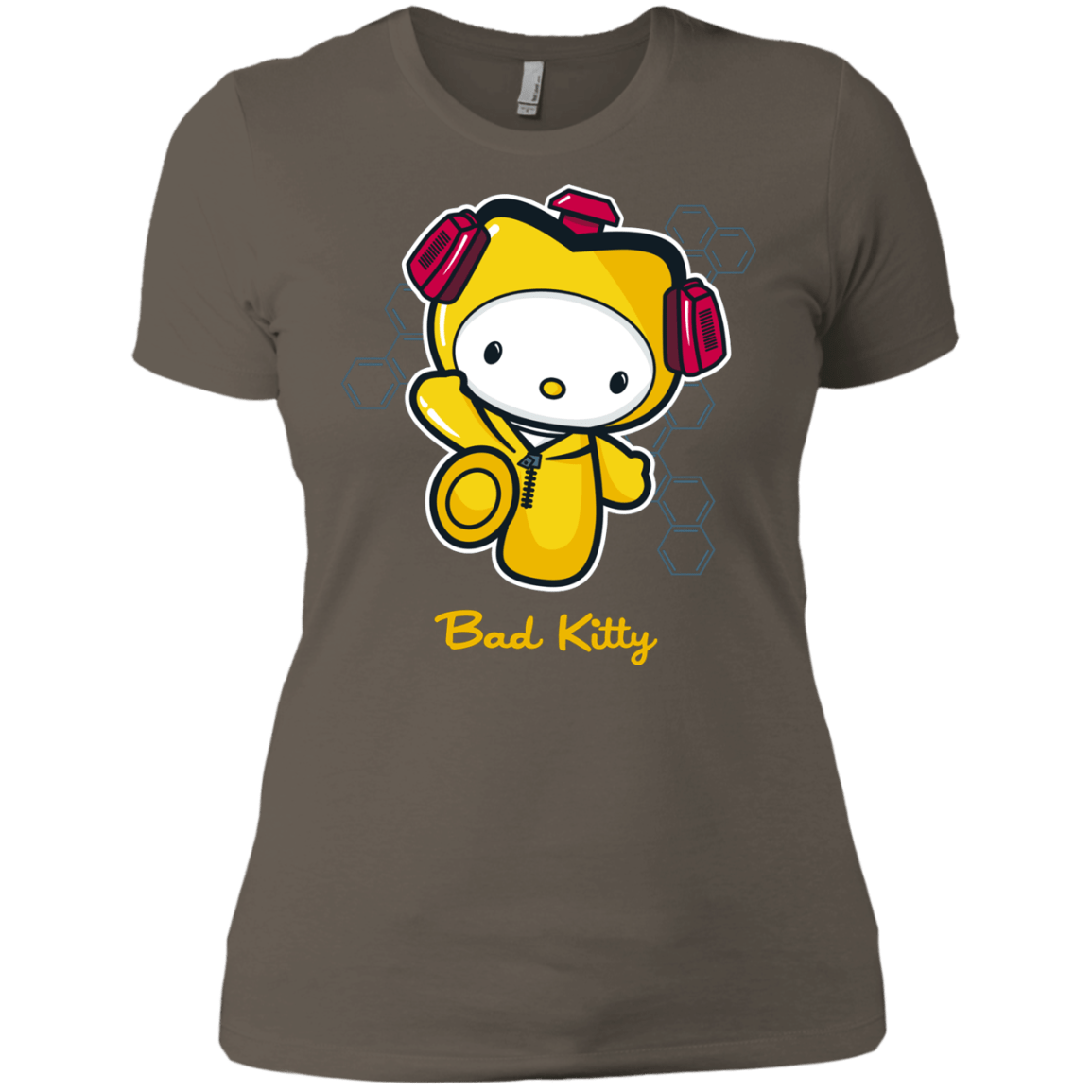 T-Shirts Warm Grey / X-Small Bad Kitty Women's Premium T-Shirt