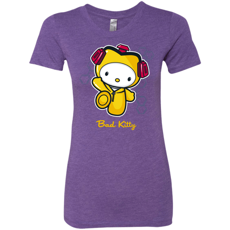 T-Shirts Purple Rush / Small Bad Kitty Women's Triblend T-Shirt