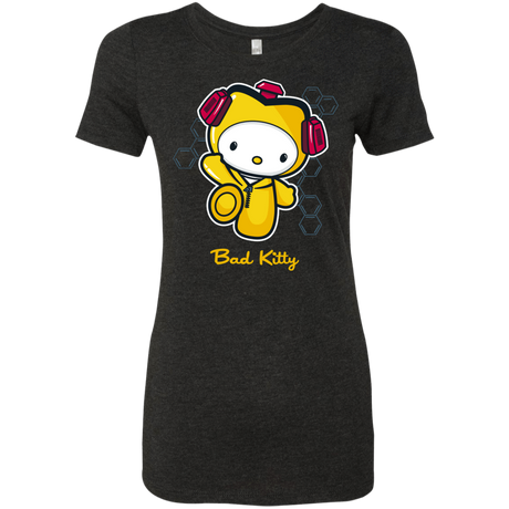 T-Shirts Vintage Black / Small Bad Kitty Women's Triblend T-Shirt