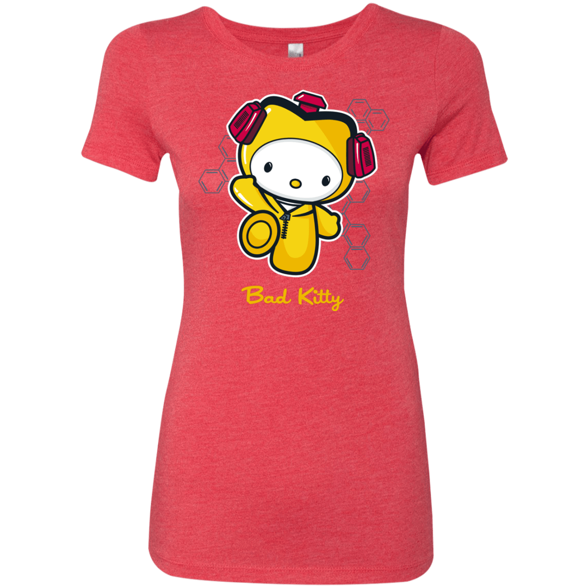 T-Shirts Vintage Red / Small Bad Kitty Women's Triblend T-Shirt