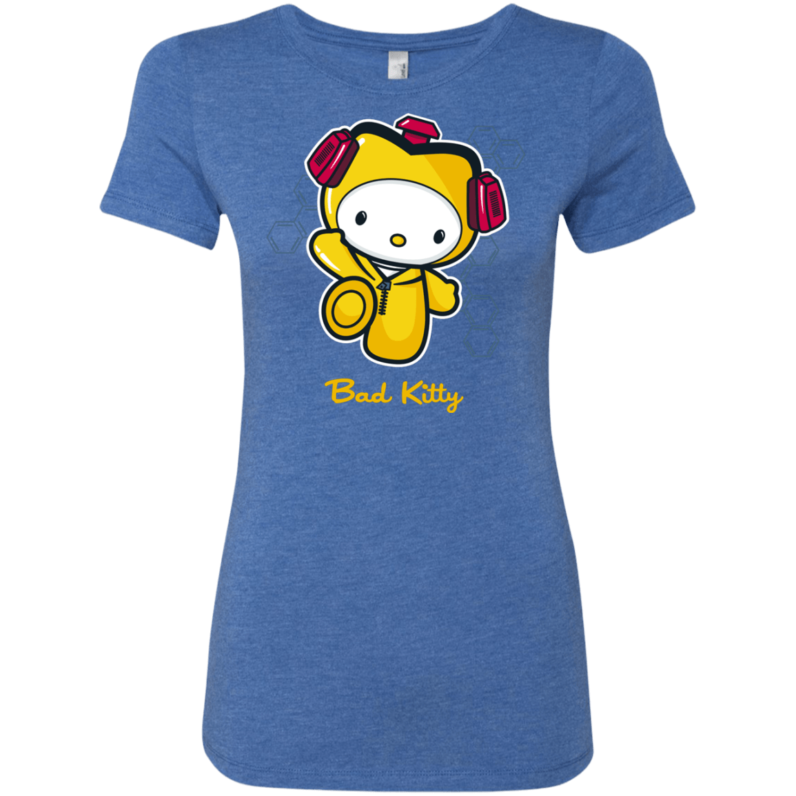 T-Shirts Vintage Royal / Small Bad Kitty Women's Triblend T-Shirt