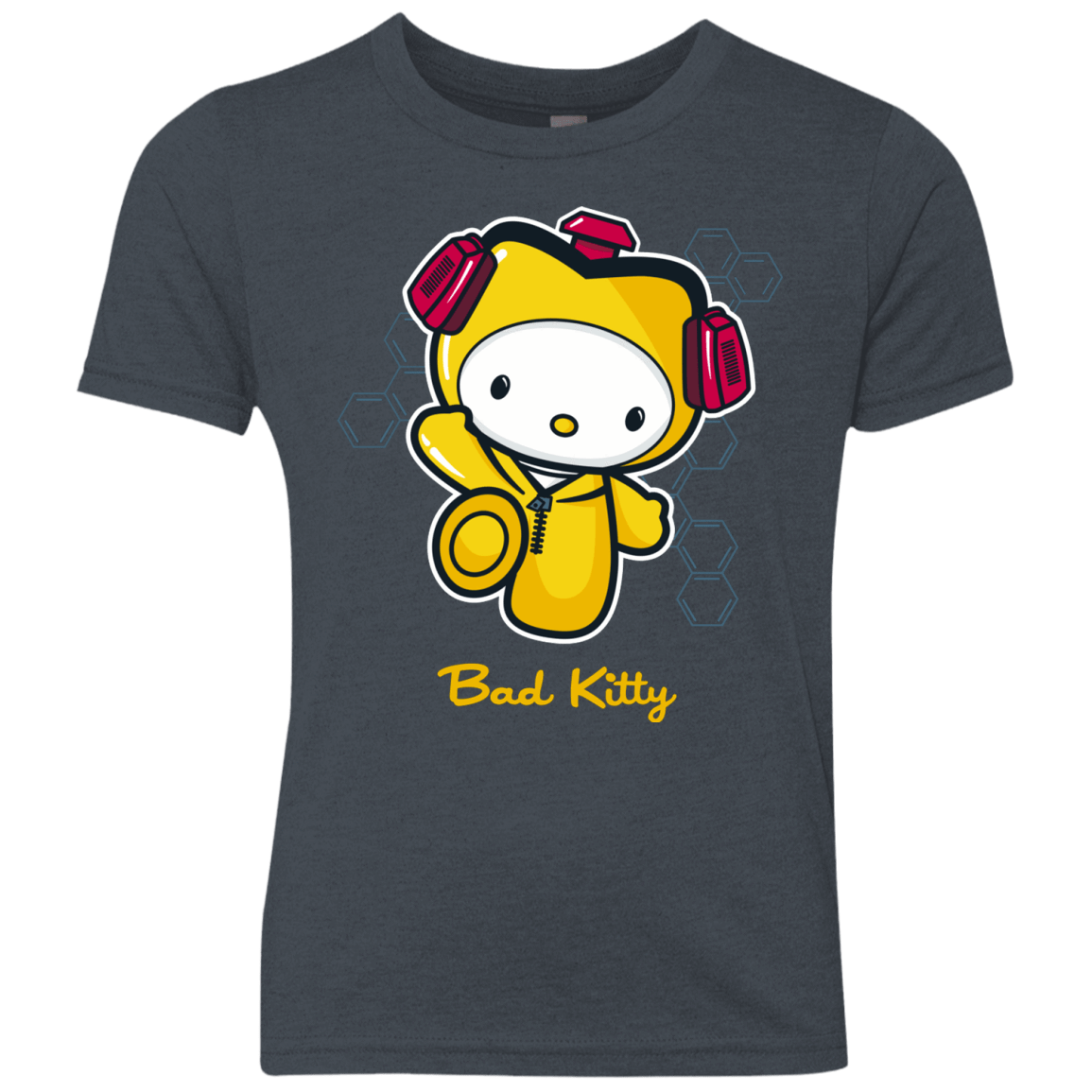 T-Shirts Vintage Navy / YXS Bad Kitty Youth Triblend T-Shirt