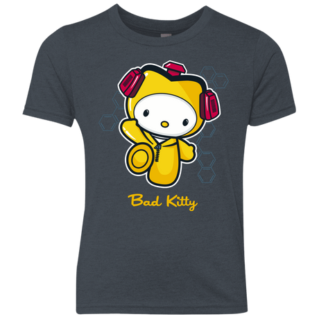 T-Shirts Vintage Navy / YXS Bad Kitty Youth Triblend T-Shirt
