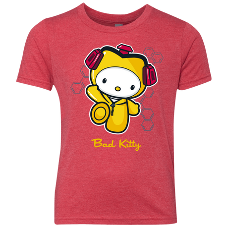 T-Shirts Vintage Red / YXS Bad Kitty Youth Triblend T-Shirt