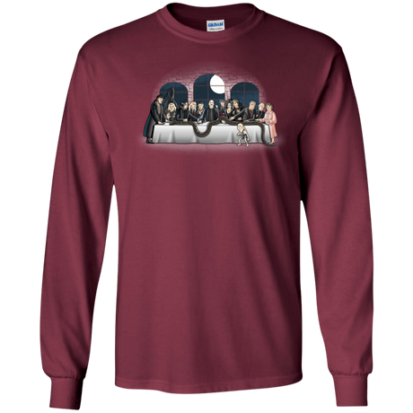 T-Shirts Maroon / S Bad Magic Dinner Men's Long Sleeve T-Shirt