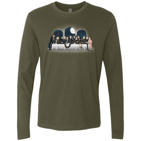 T-Shirts Military Green / S Bad Magic Dinner Men's Premium Long Sleeve