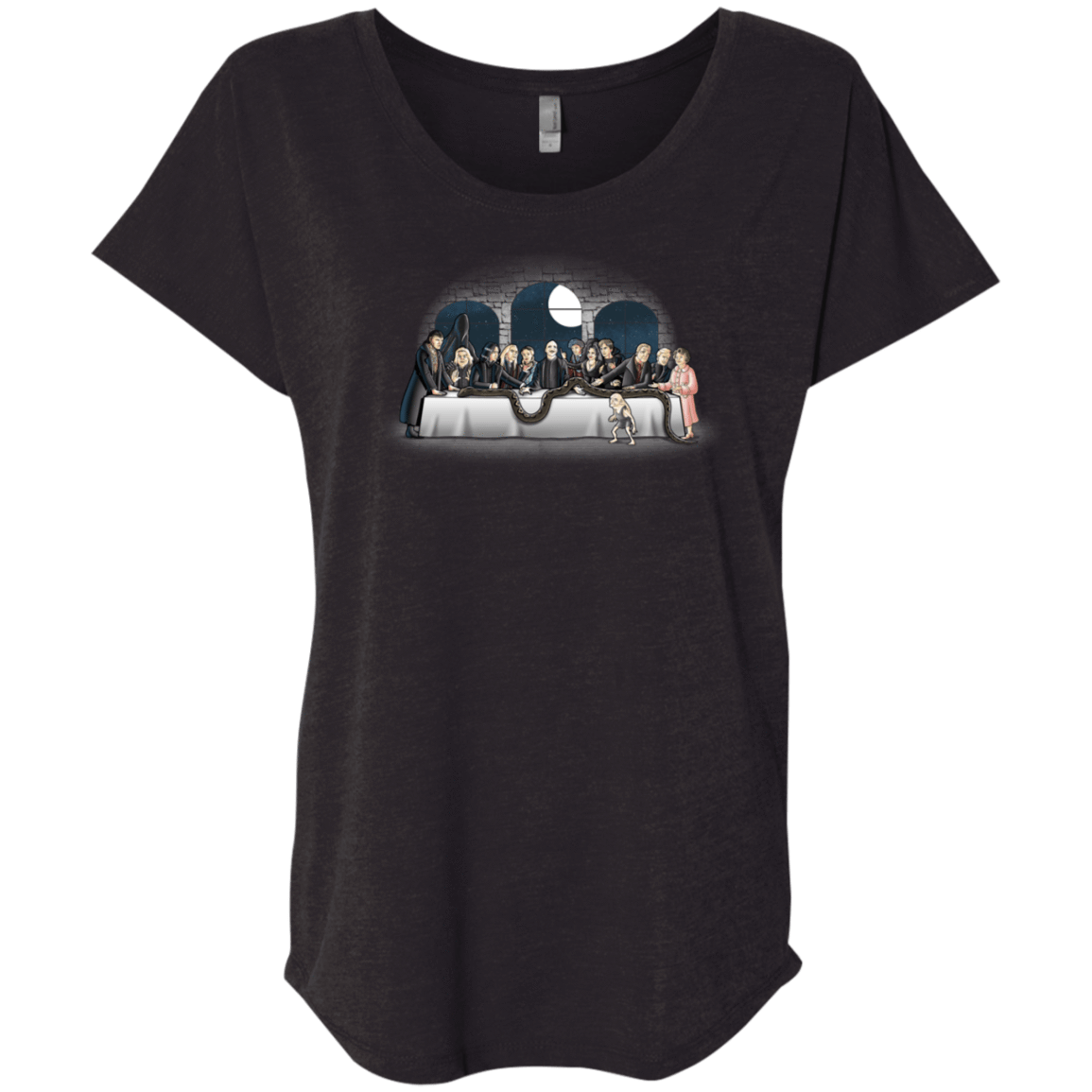 T-Shirts Vintage Black / X-Small Bad Magic Dinner Triblend Dolman Sleeve