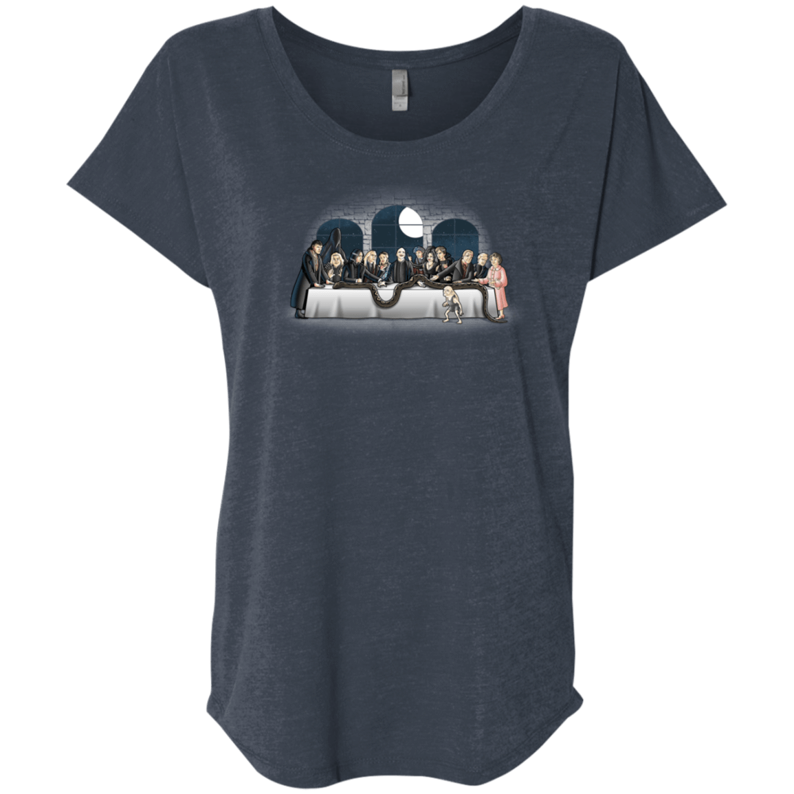 T-Shirts Vintage Navy / X-Small Bad Magic Dinner Triblend Dolman Sleeve