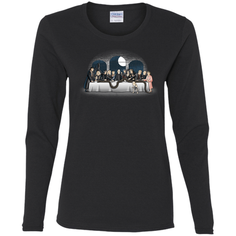 T-Shirts Black / S Bad Magic Dinner Women's Long Sleeve T-Shirt