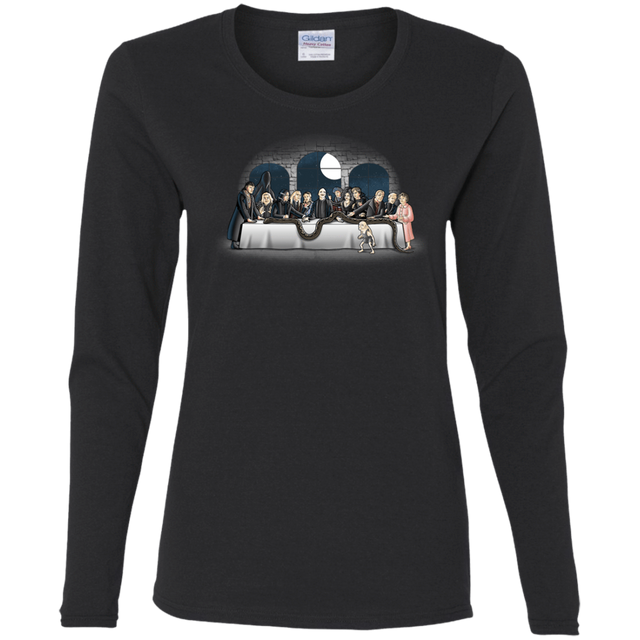 T-Shirts Black / S Bad Magic Dinner Women's Long Sleeve T-Shirt