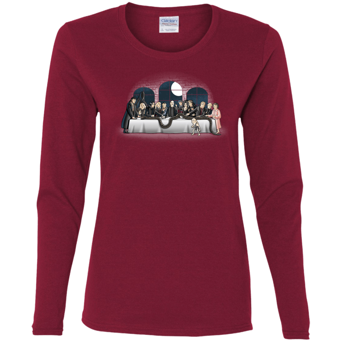 T-Shirts Cardinal / S Bad Magic Dinner Women's Long Sleeve T-Shirt