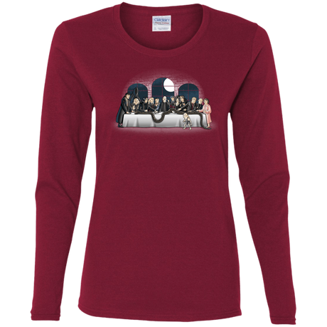 T-Shirts Cardinal / S Bad Magic Dinner Women's Long Sleeve T-Shirt