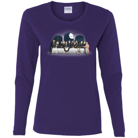 T-Shirts Purple / S Bad Magic Dinner Women's Long Sleeve T-Shirt