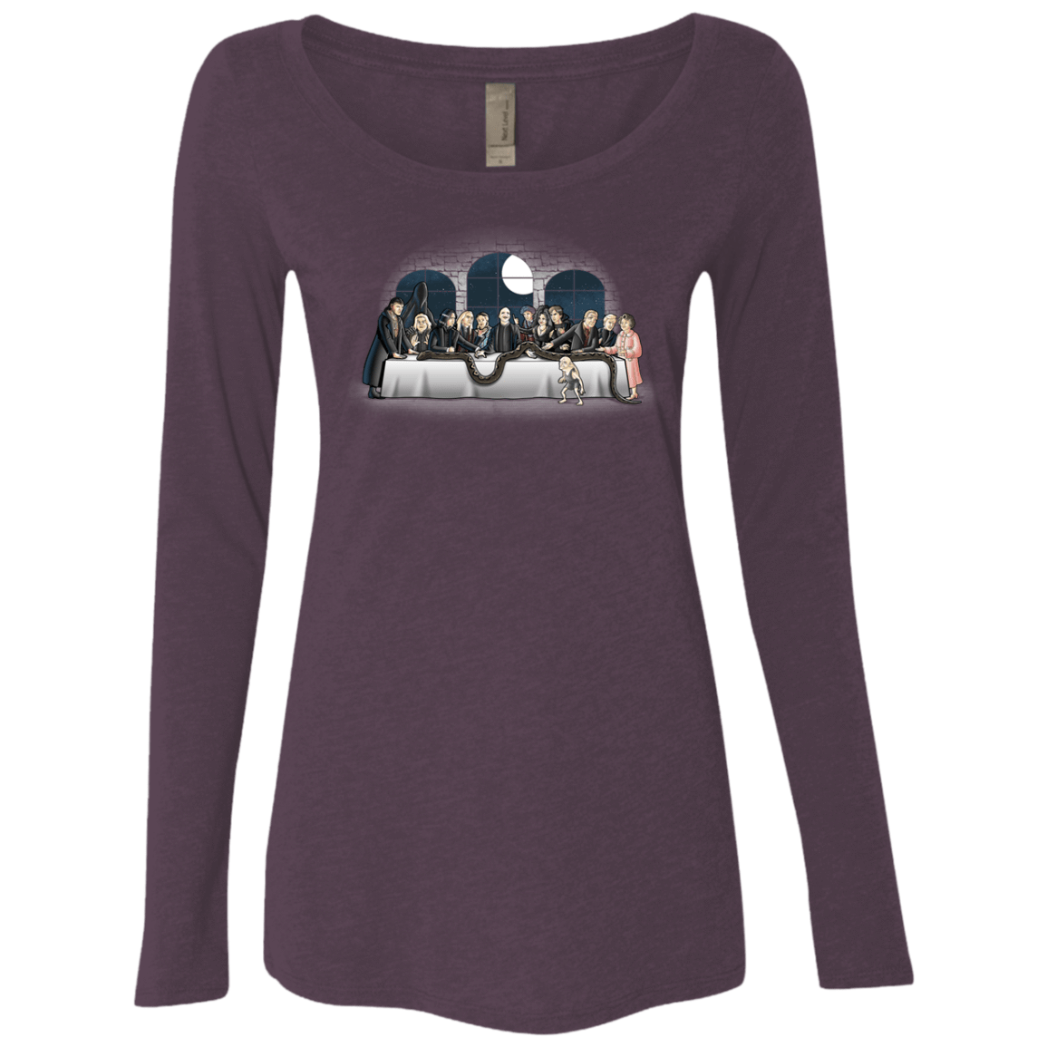 T-Shirts Vintage Purple / S Bad Magic Dinner Women's Triblend Long Sleeve Shirt