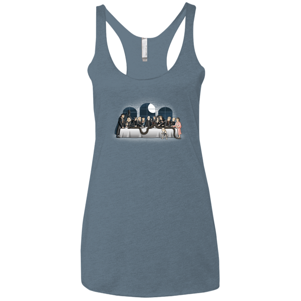 T-Shirts Indigo / X-Small Bad Magic Dinner Women's Triblend Racerback Tank