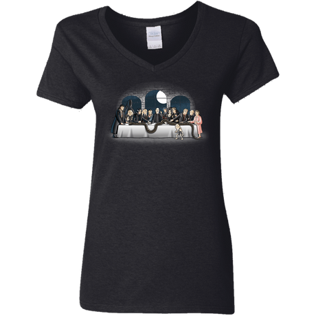 T-Shirts Black / S Bad Magic Dinner Women's V-Neck T-Shirt