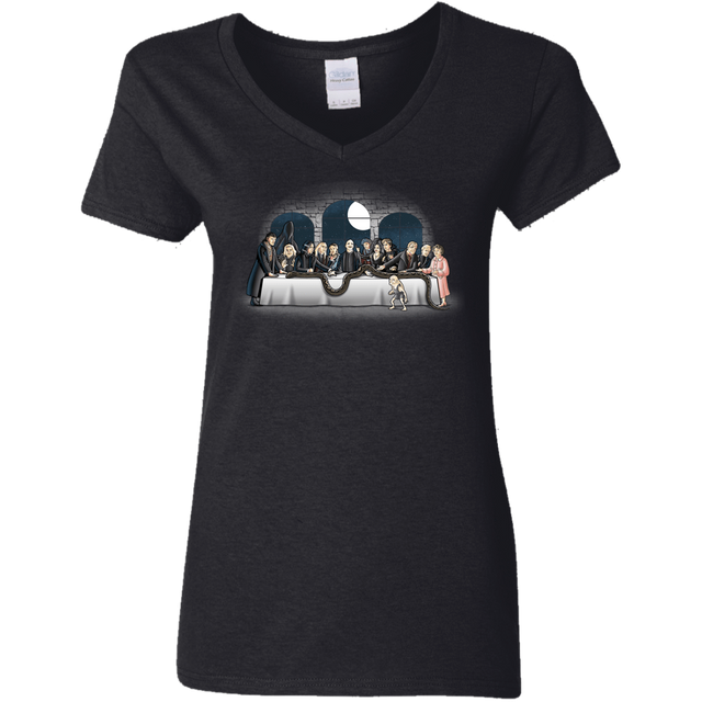 T-Shirts Black / S Bad Magic Dinner Women's V-Neck T-Shirt