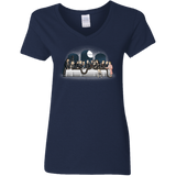 T-Shirts Navy / S Bad Magic Dinner Women's V-Neck T-Shirt