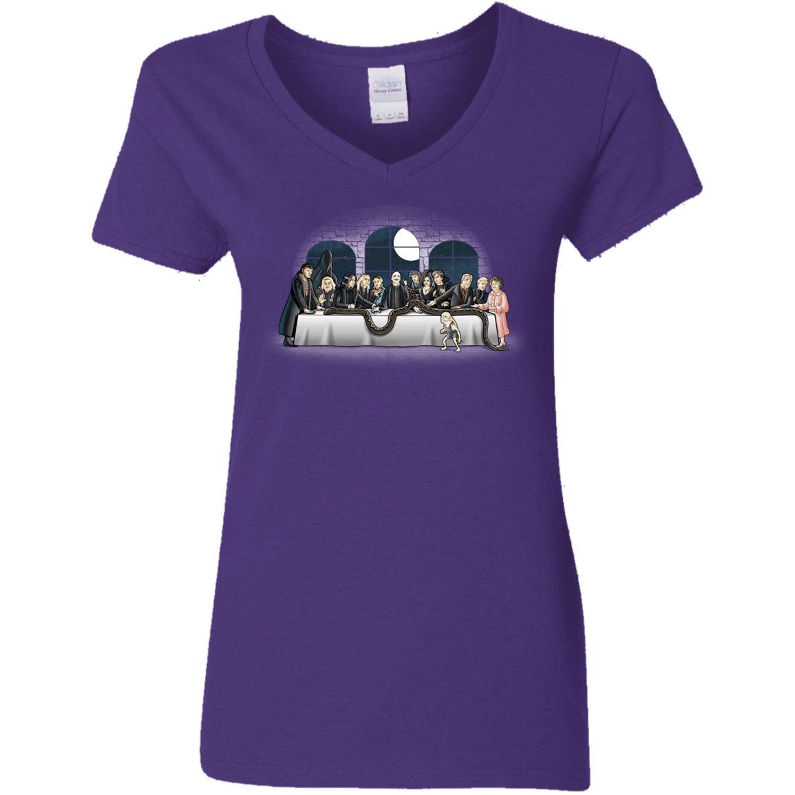 T-Shirts Purple / S Bad Magic Dinner Women's V-Neck T-Shirt