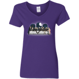 T-Shirts Purple / S Bad Magic Dinner Women's V-Neck T-Shirt