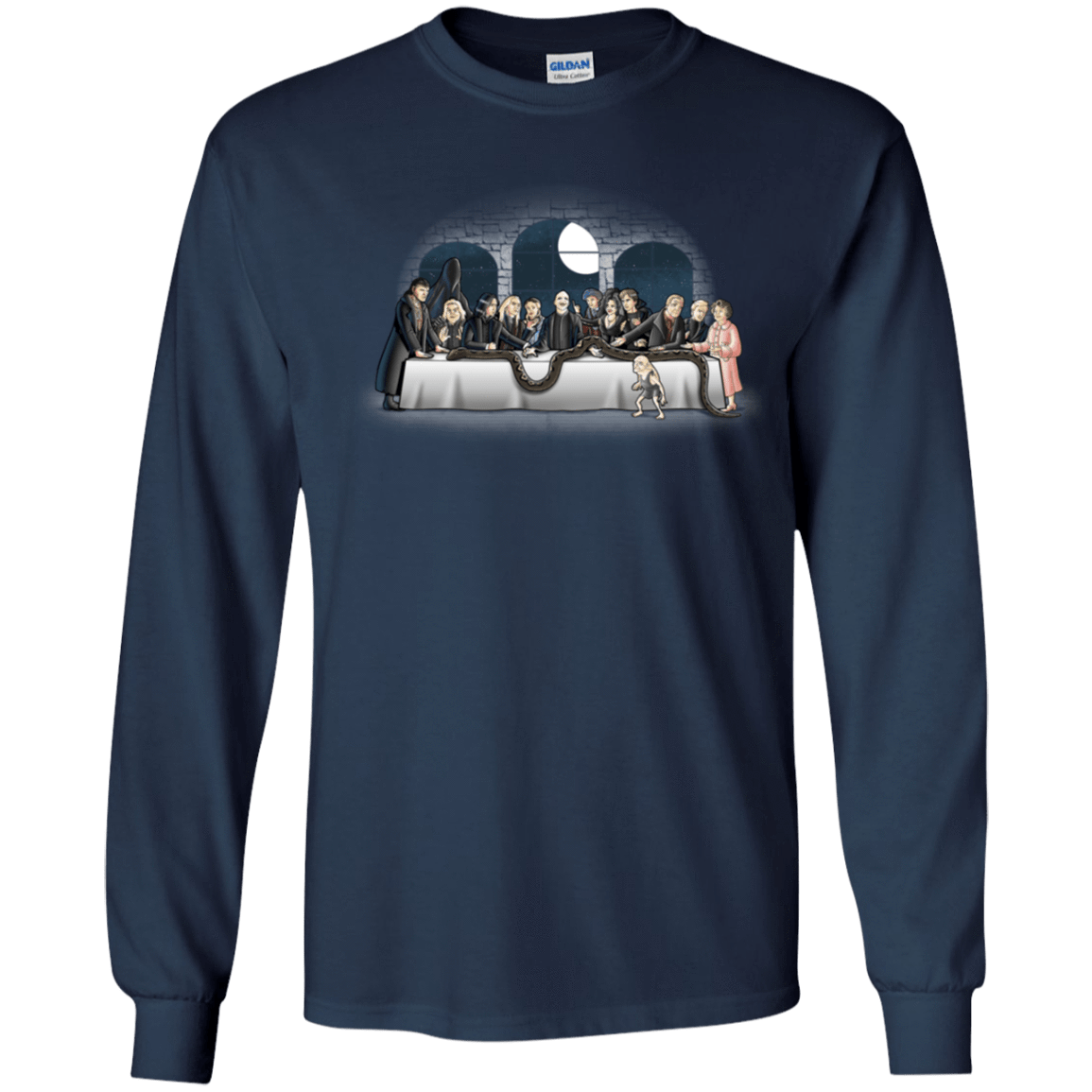 T-Shirts Navy / YS Bad Magic Dinner Youth Long Sleeve T-Shirt