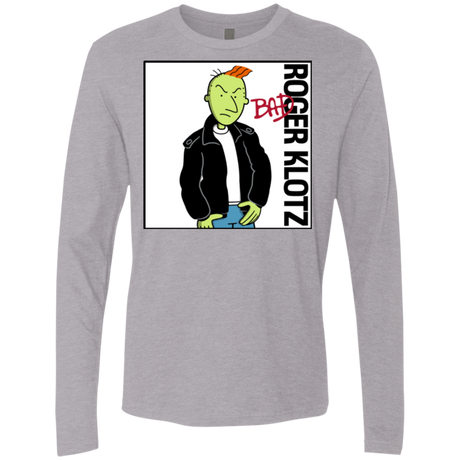 T-Shirts Heather Grey / Small BAD Men's Premium Long Sleeve