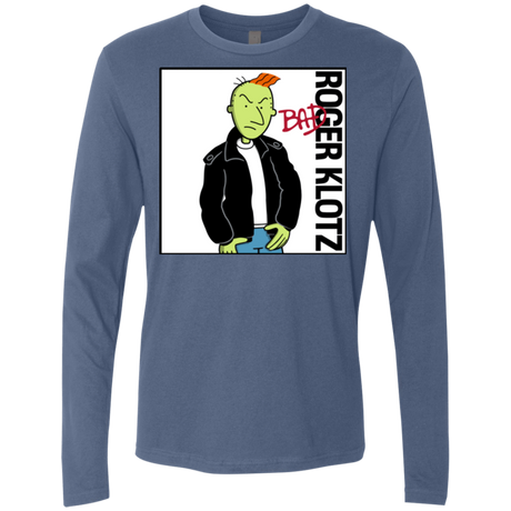 T-Shirts Indigo / Small BAD Men's Premium Long Sleeve