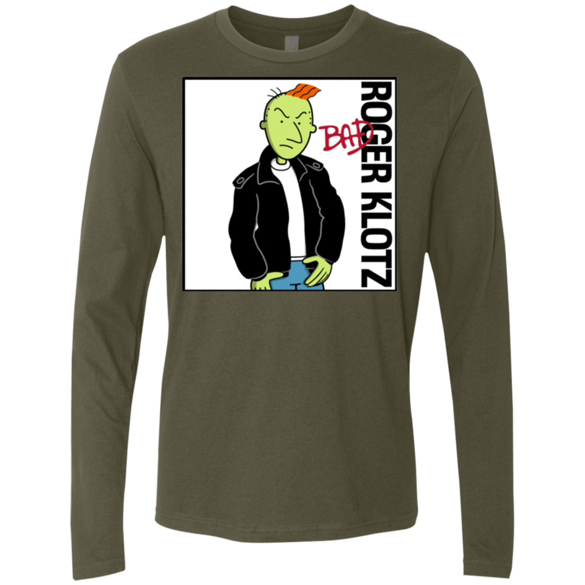 T-Shirts Military Green / Small BAD Men's Premium Long Sleeve