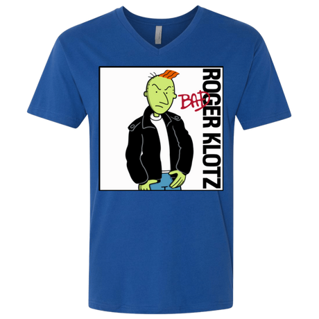 T-Shirts Royal / X-Small BAD Men's Premium V-Neck