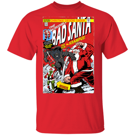 T-Shirts Red / S Bad Santa T-Shirt