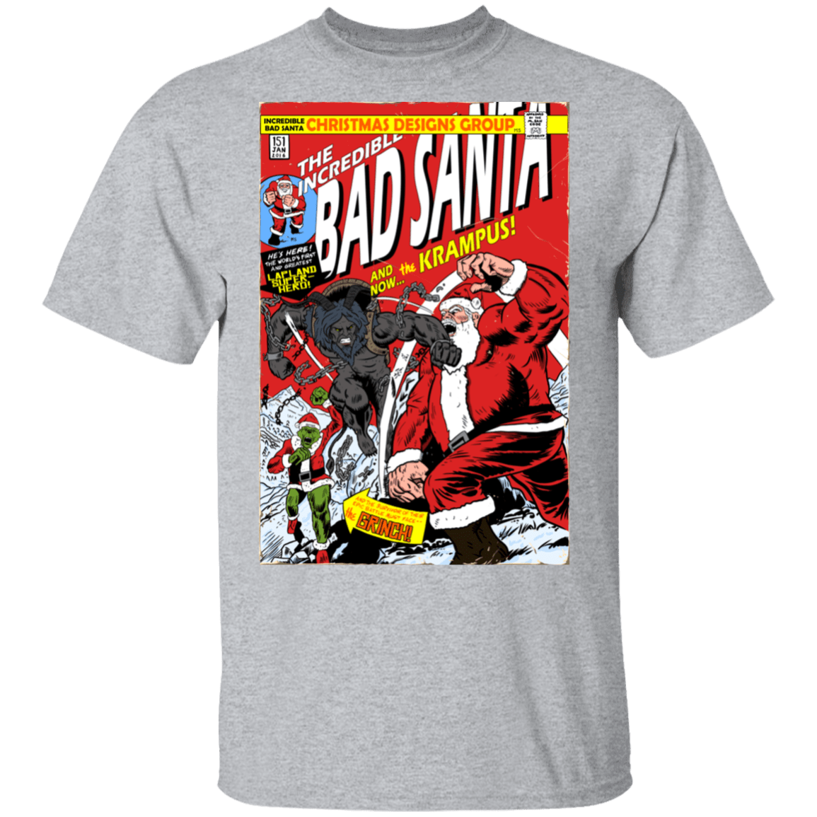 T-Shirts Sport Grey / S Bad Santa T-Shirt