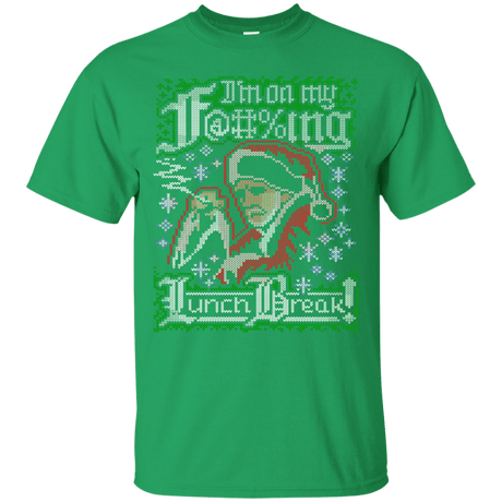 T-Shirts Irish Green / Small Bad Santa Ugly sweater T-Shirt