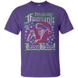 T-Shirts Purple / Small Bad Santa Ugly sweater T-Shirt