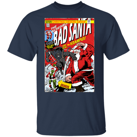 T-Shirts Navy / YXS Bad Santa Youth T-Shirt