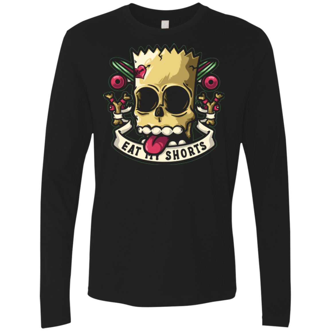 T-Shirts Black / Small Bad to the Bone Men's Premium Long Sleeve