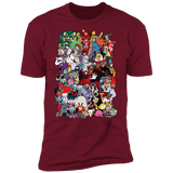 T-Shirts Cardinal / S Bad to the Bone Men's Premium T-Shirt