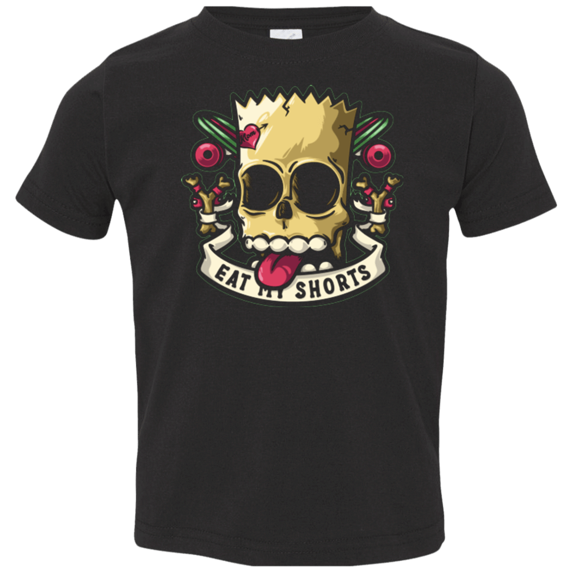 T-Shirts Black / 2T Bad to the Bone Toddler Premium T-Shirt