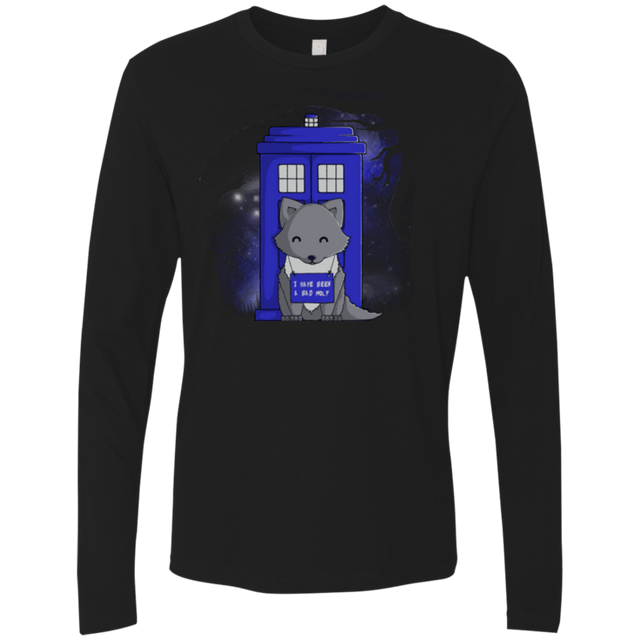 T-Shirts Black / Small Bad Wolf Men's Premium Long Sleeve