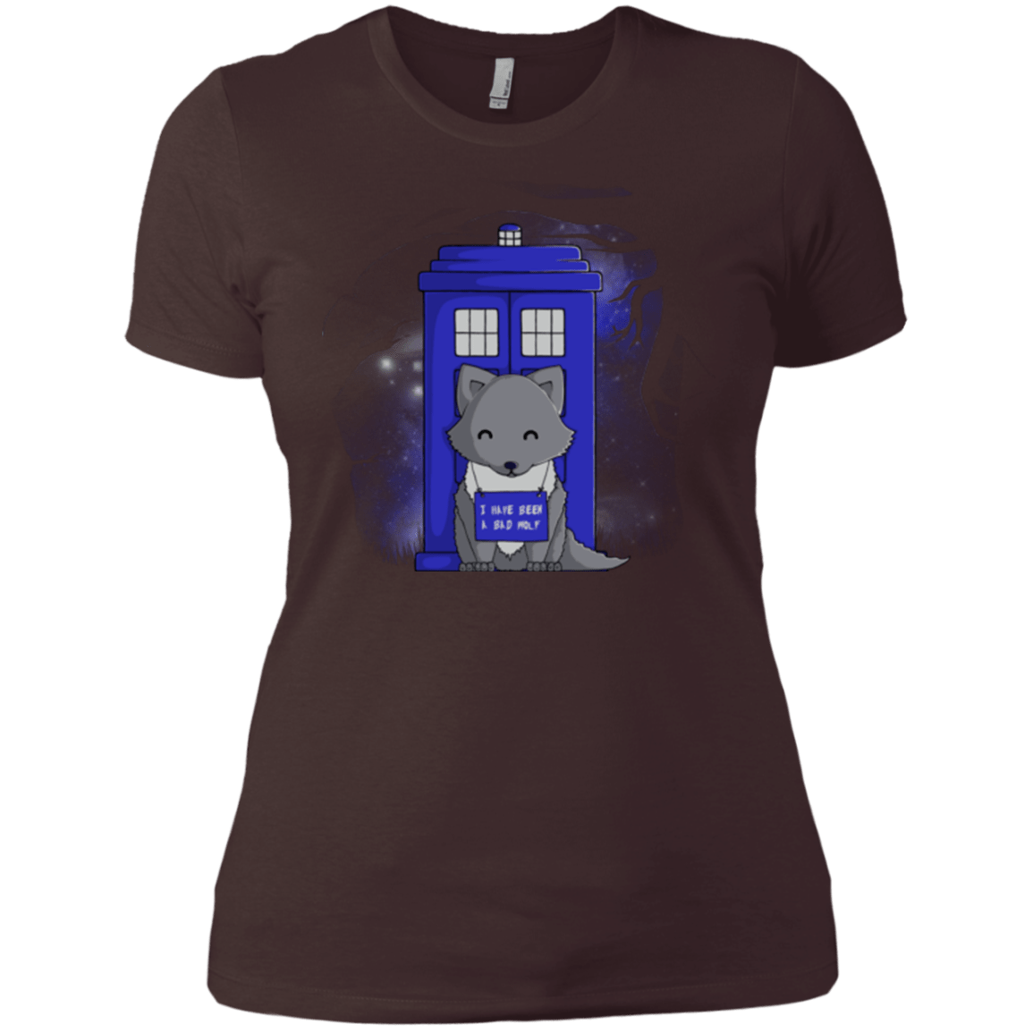 T-Shirts Dark Chocolate / X-Small Bad Wolf Women's Premium T-Shirt